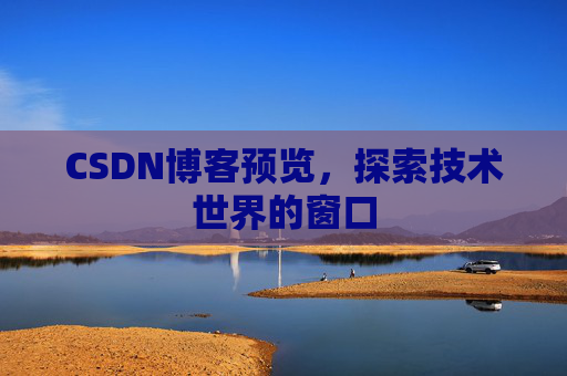 CSDN博客预览，探索技术世界的窗口